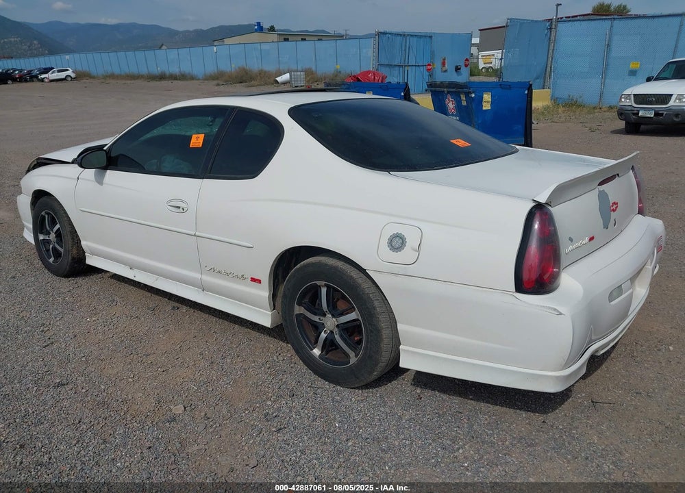 2002 CHEVROLET MONTE CARLO SS VIN: 2G1WX15K129371661