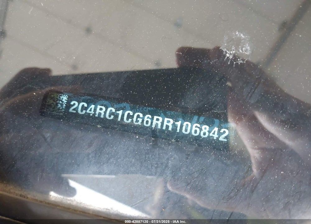 2024 CHRYSLER VOYAGER LX VIN: 2C4RC1CG6RR106842