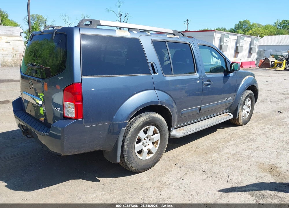 2005 NISSAN PATHFINDER SE OFF-ROAD VIN: 5N1AR18W45C744162