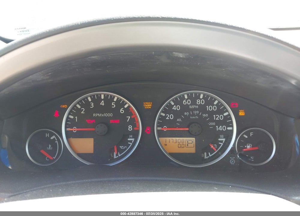 2005 NISSAN PATHFINDER SE OFF-ROAD VIN: 5N1AR18W45C744162