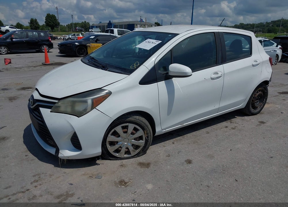 2015 TOYOTA YARIS VIN: VNKKTUD34FA046615