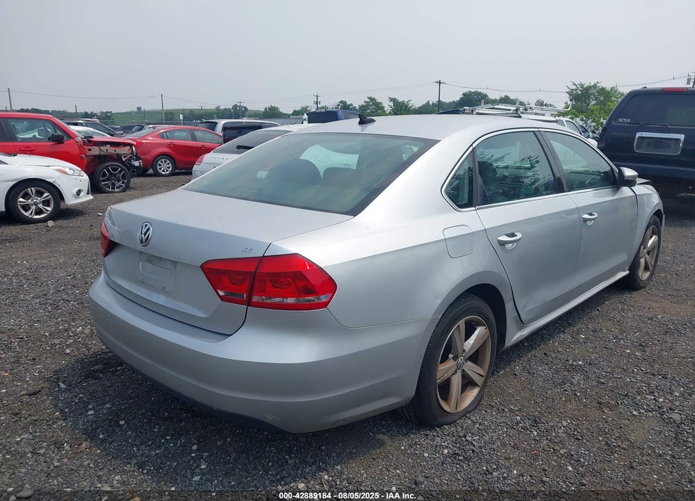 2012 VOLKSWAGEN PASSAT VIN: 1VWBP7A39CC099570