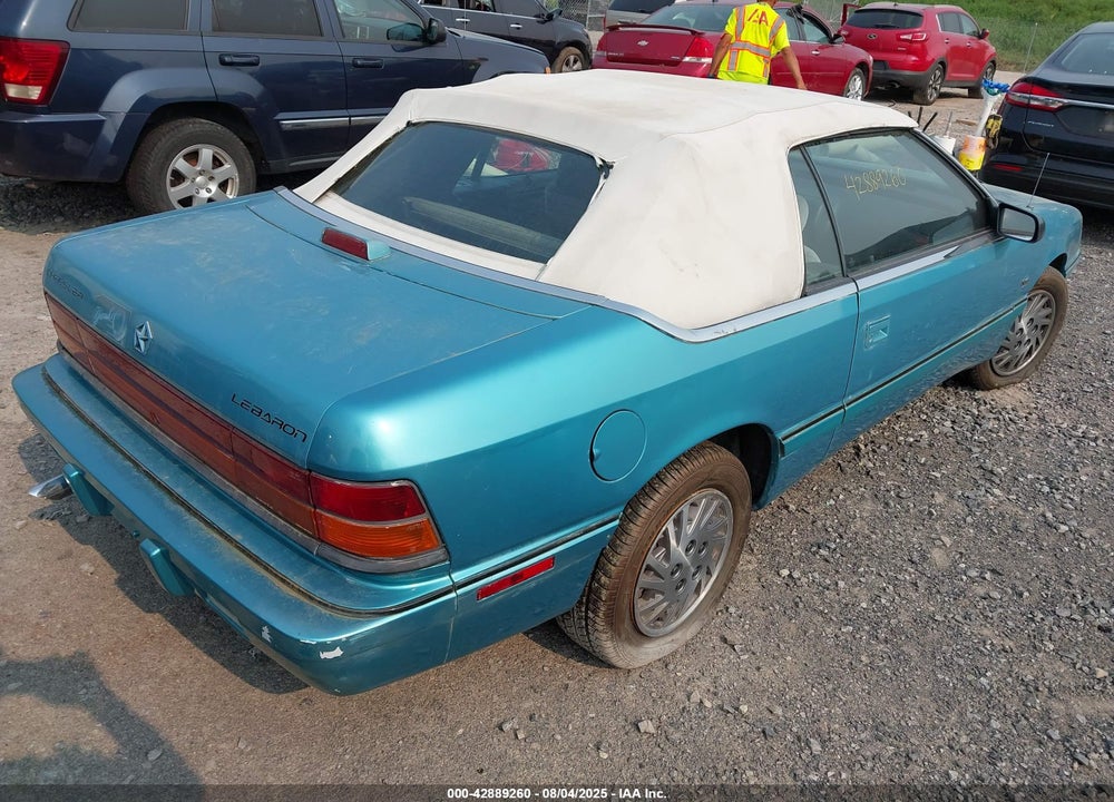 1993 CHRYSLER LEBARON VIN: 1C3XU4539PF535126