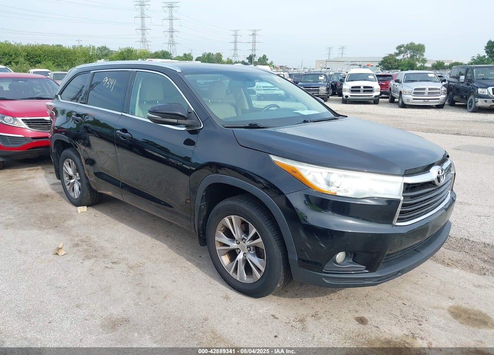 2015 TOYOTA HIGHLANDER VIN: 5TDJKRFH3FS161366