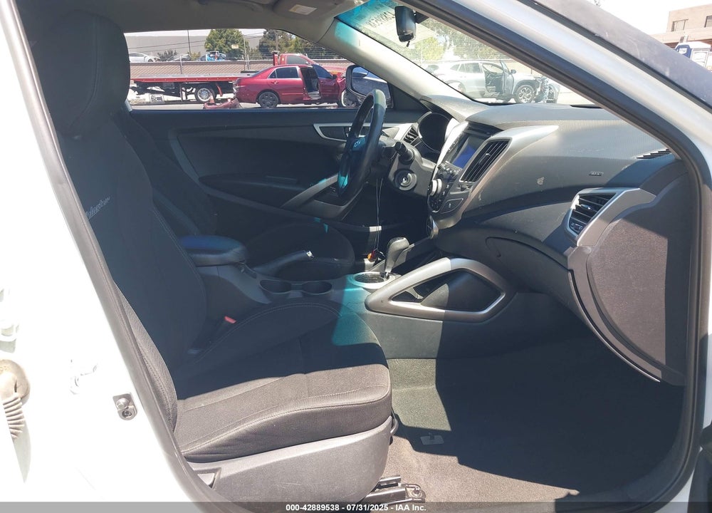2014 HYUNDAI VELOSTER BASE W/BLACK VIN: KMHTC6ADXEU203420