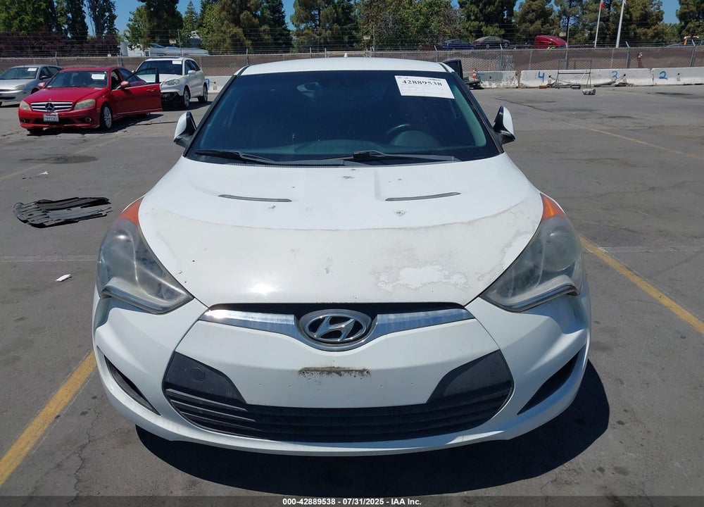 2014 HYUNDAI VELOSTER BASE W/BLACK VIN: KMHTC6ADXEU203420