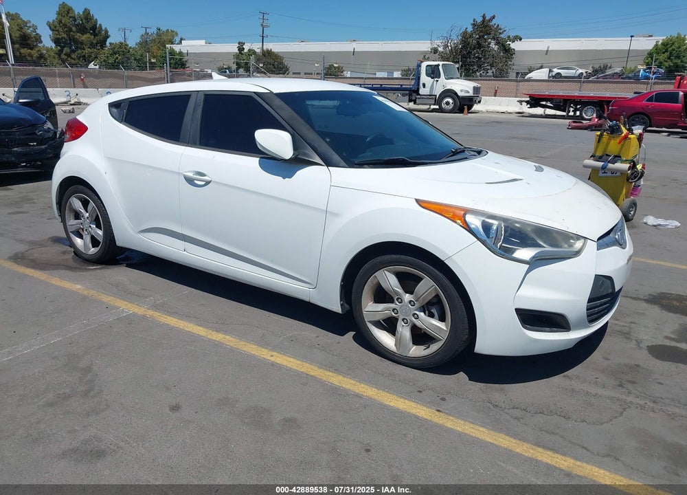 2014 HYUNDAI VELOSTER BASE W/BLACK VIN: KMHTC6ADXEU203420