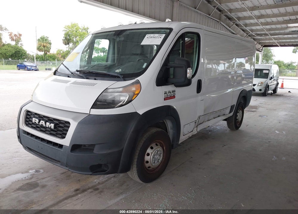 2020 RAM PROMASTER 1500 LOW ROOF 136 WB VIN: 3C6TRVAGXLE105935