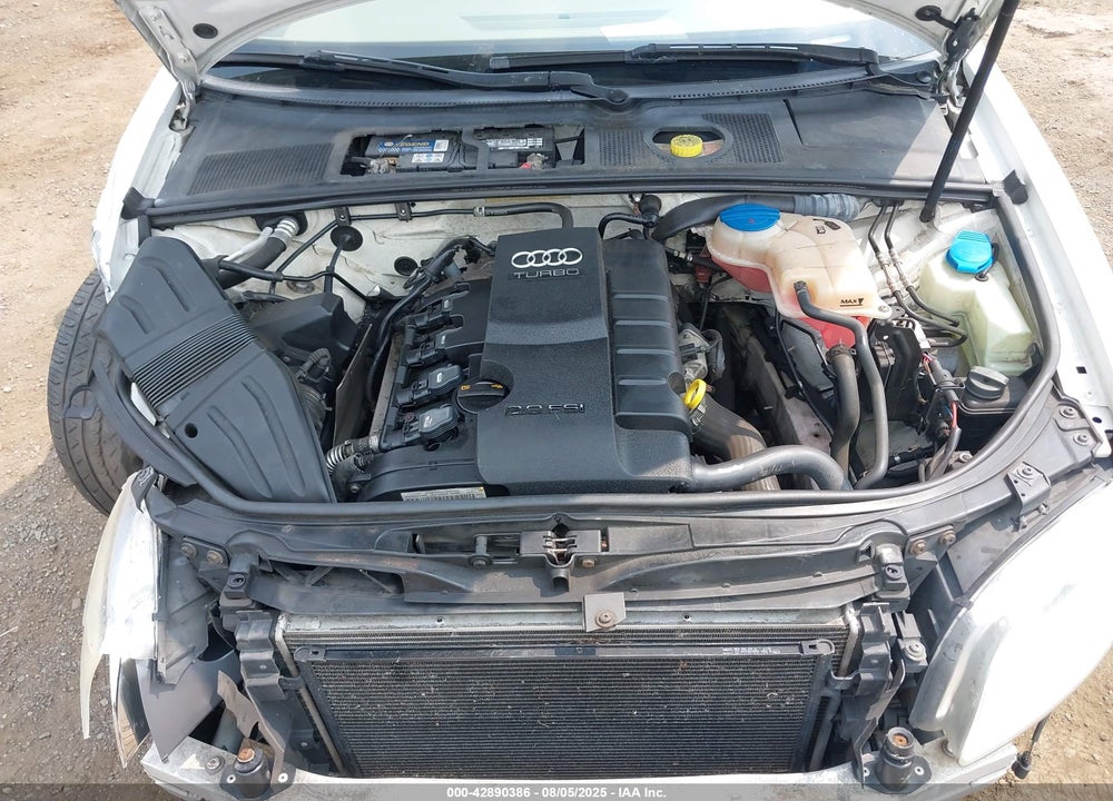2008 AUDI A4 2.0T VIN: WAUDF48H68K004617