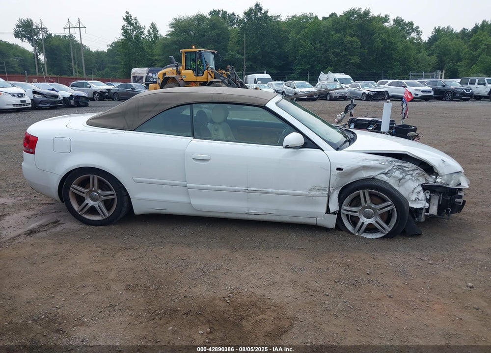 2008 AUDI A4 2.0T VIN: WAUDF48H68K004617