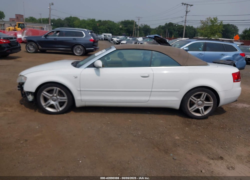 2008 AUDI A4 2.0T VIN: WAUDF48H68K004617