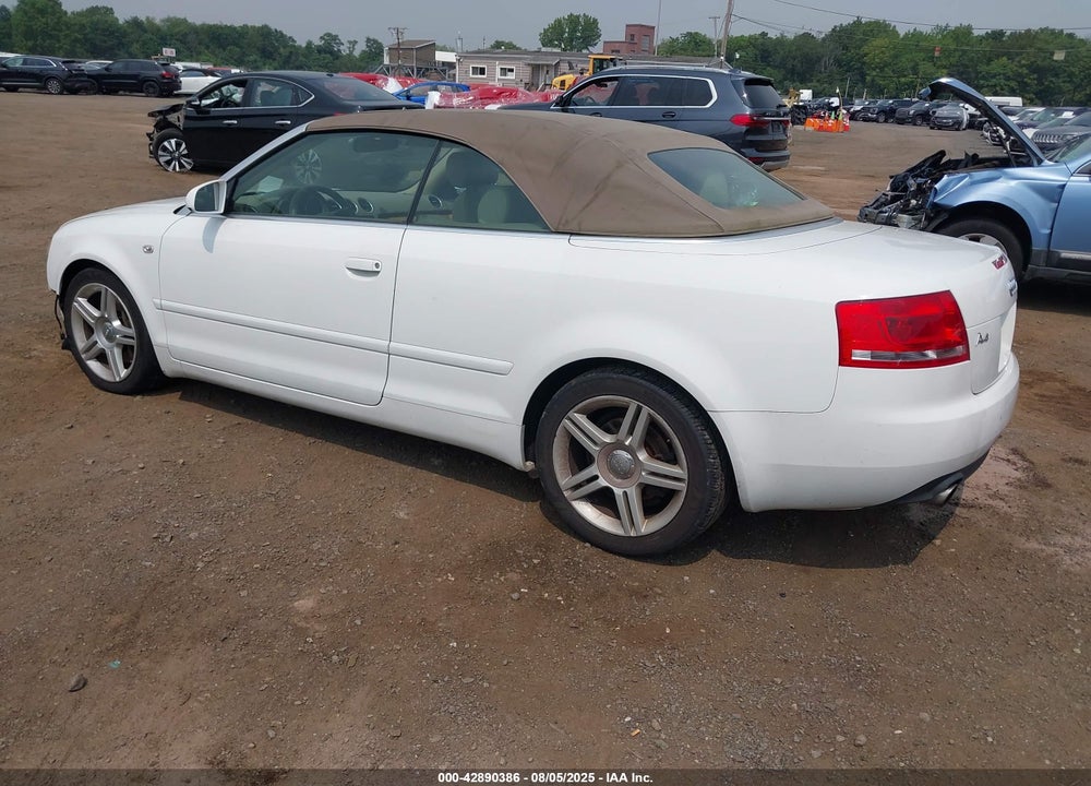 2008 AUDI A4 2.0T VIN: WAUDF48H68K004617