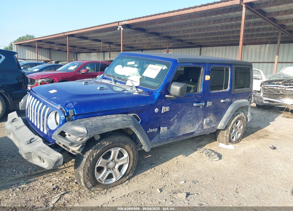 2019 JEEP WRANGLER UNLIMITED VIN: 1C4HJXDG8KW682612