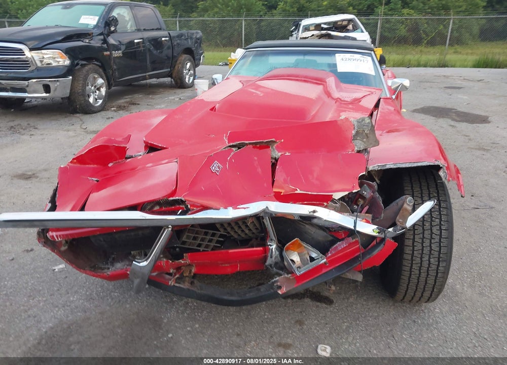 1972 CHEVROLET CORVETTE CONV VIN: 1Z67K2S516533