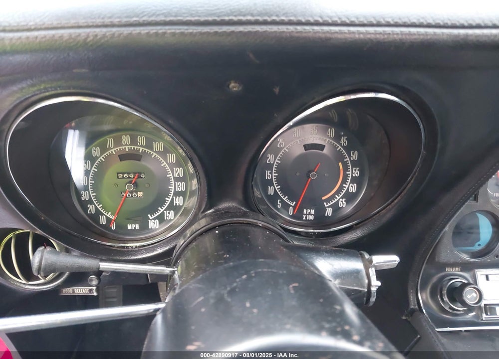 1972 CHEVROLET CORVETTE CONV VIN: 1Z67K2S516533