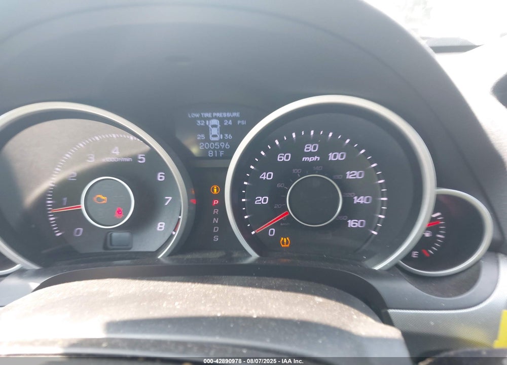 2011 ACURA TL VIN: 19UUA9F55BA002072