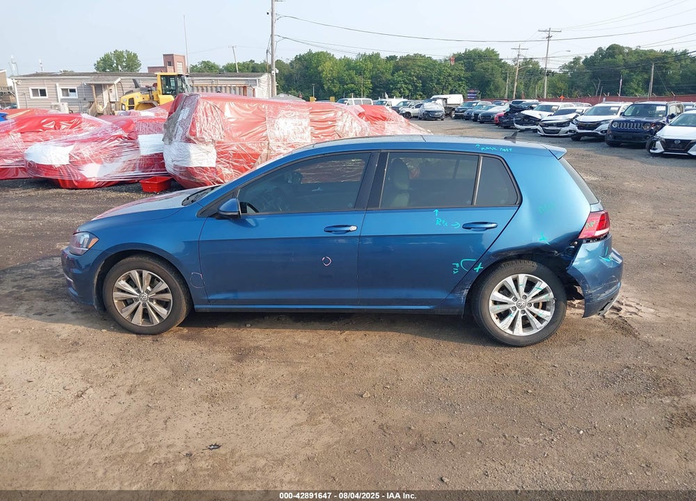 2018 VOLKSWAGEN GOLF TSI S/TSI SE VIN: 3VWG17AU9JM281281