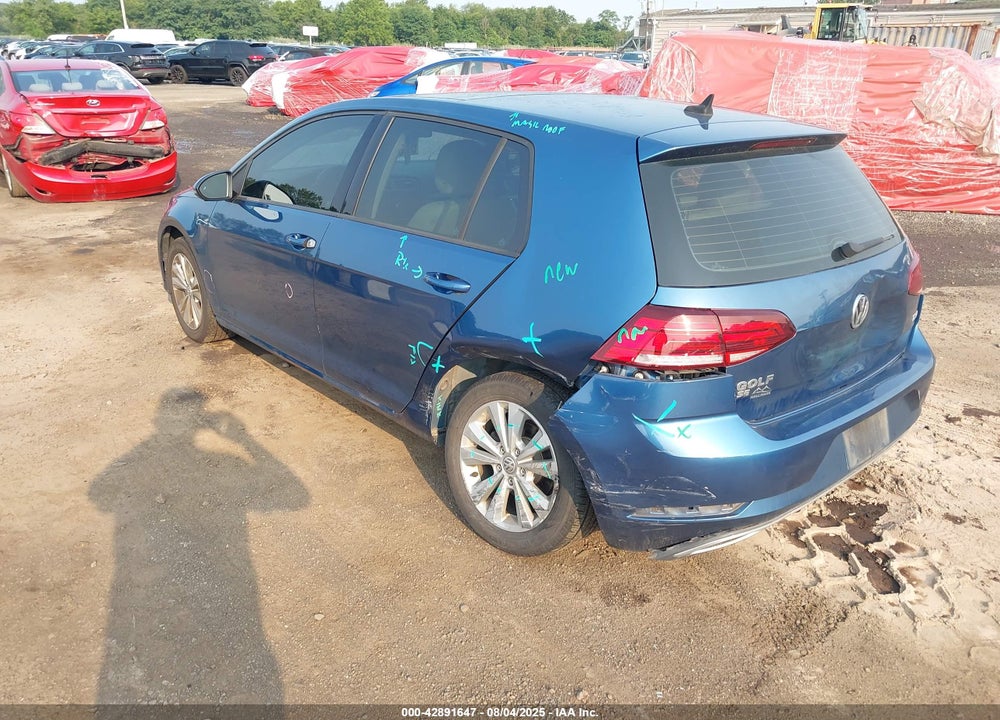 2018 VOLKSWAGEN GOLF TSI S/TSI SE VIN: 3VWG17AU9JM281281
