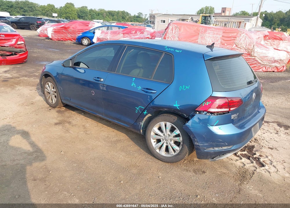 2018 VOLKSWAGEN GOLF TSI S/TSI SE VIN: 3VWG17AU9JM281281