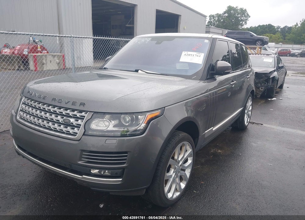 2016 LAND ROVER RANGE ROVER VIN: SALGS2EF3GA317589