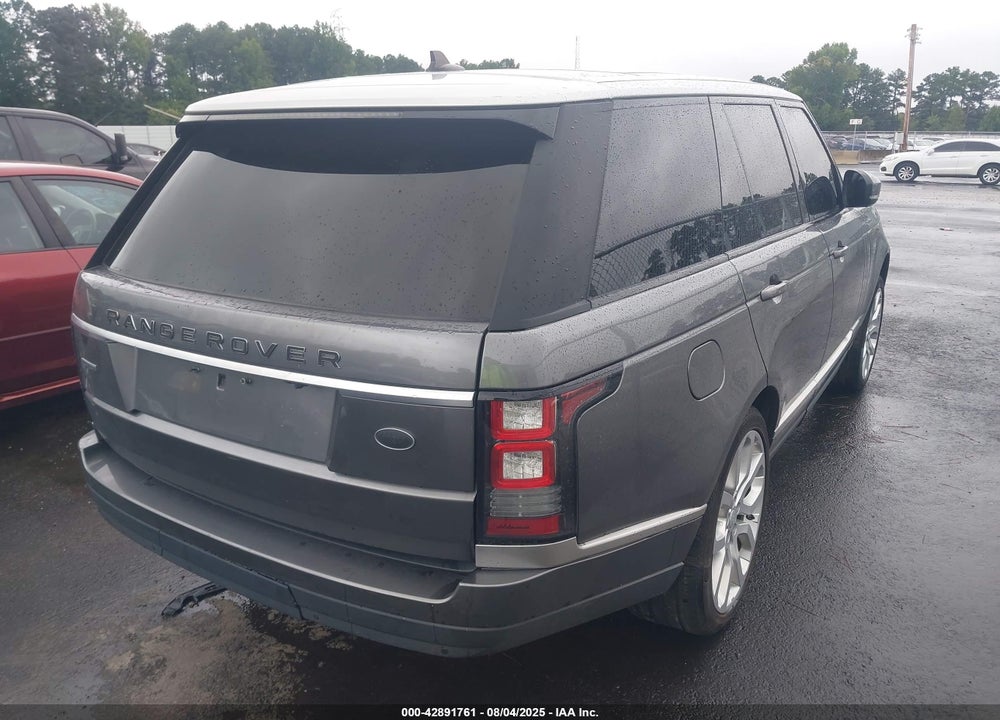 2016 LAND ROVER RANGE ROVER VIN: SALGS2EF3GA317589