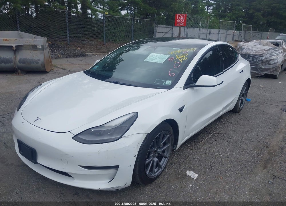 2021 TESLA MODEL 3 STANDARD RANGE PLUS REAR-WHEEL DRIVE VIN: 5YJ3E1EA4MF969006