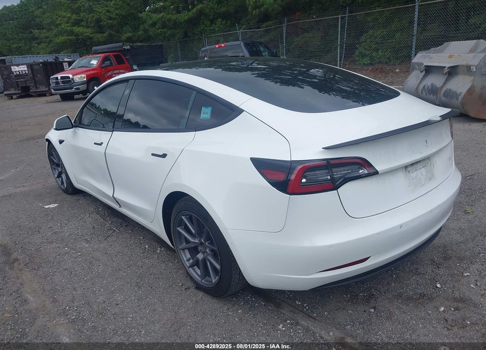2021 TESLA MODEL 3 STANDARD RANGE PLUS REAR-WHEEL DRIVE VIN: 5YJ3E1EA4MF969006