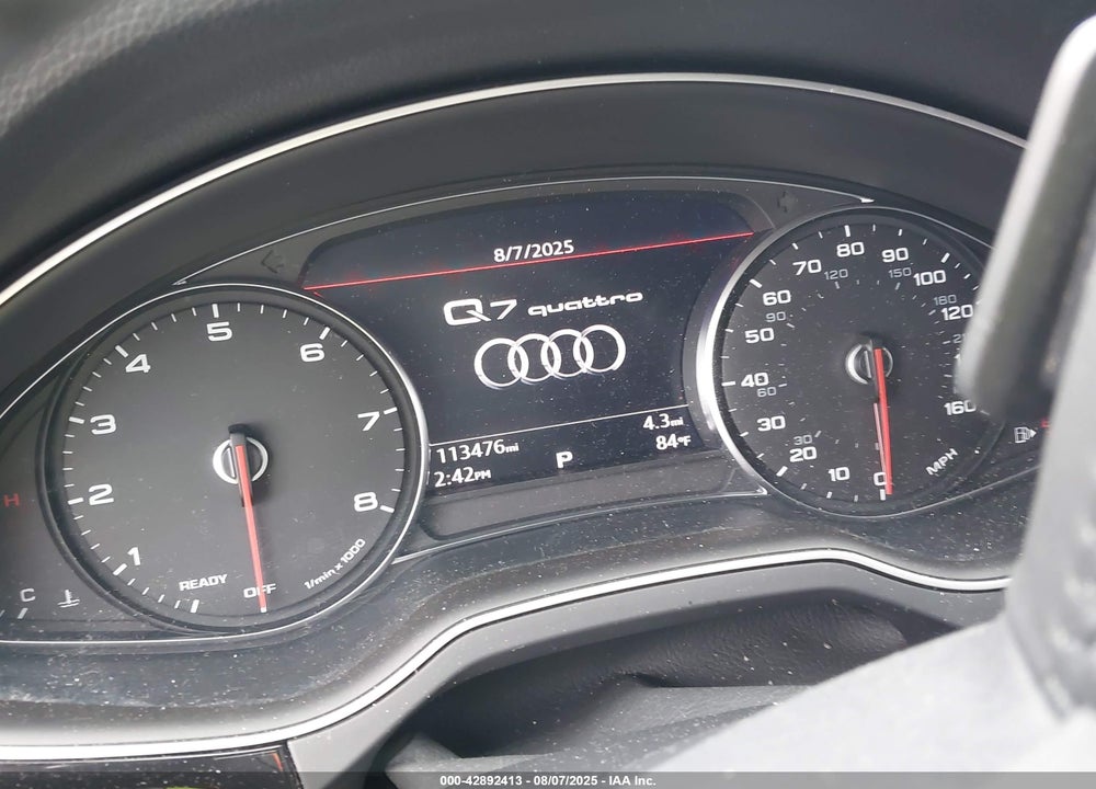 2017 AUDI Q7 VIN: WA1AHAF7XHD043167