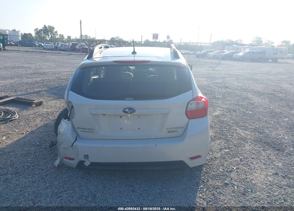 2015 SUBARU IMPREZA VIN: JF1GPAY63F8234982