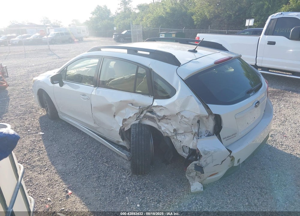2015 SUBARU IMPREZA VIN: JF1GPAY63F8234982