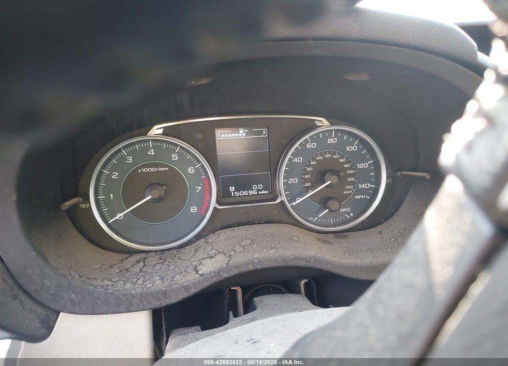 2015 SUBARU IMPREZA VIN: JF1GPAY63F8234982