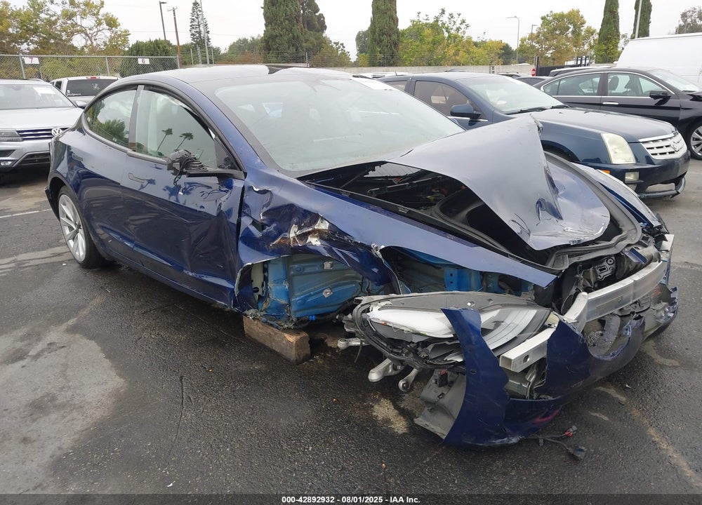 2022 TESLA MODEL 3 REAR-WHEEL DRIVE VIN: 5YJ3E1EA8NF248723