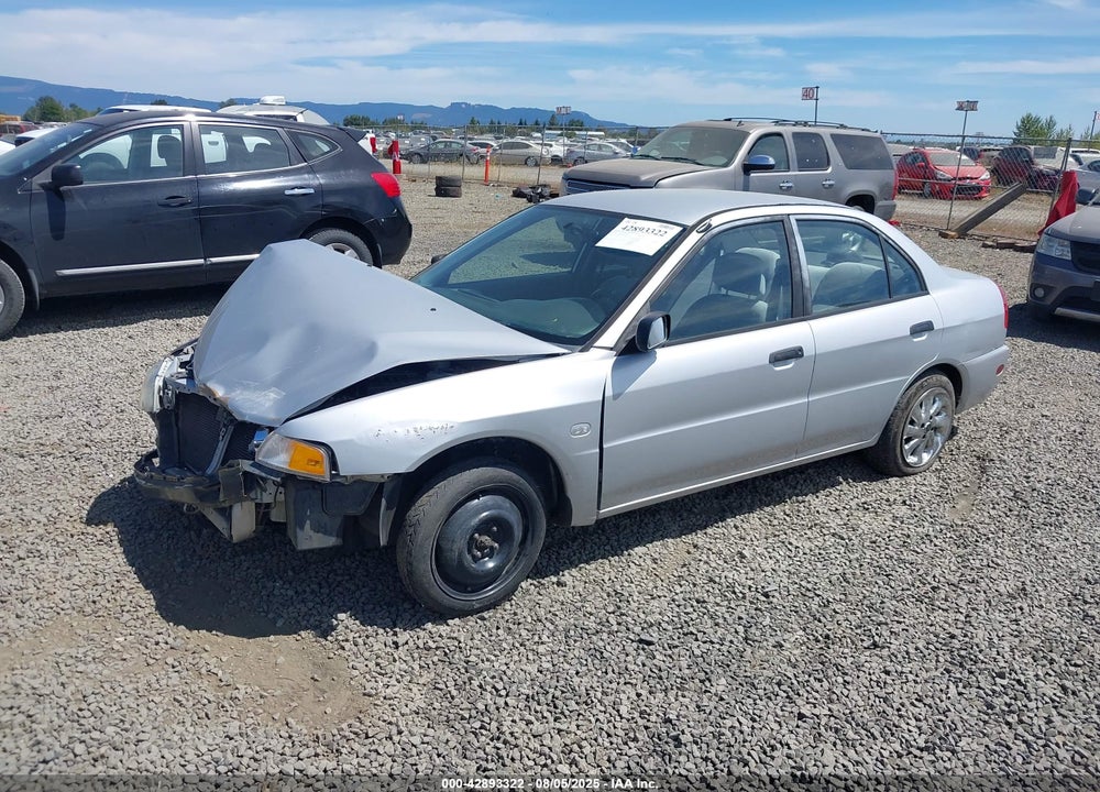 2000 MITSUBISHI MIRAGE DE VIN: JA3AY26C4YU060327