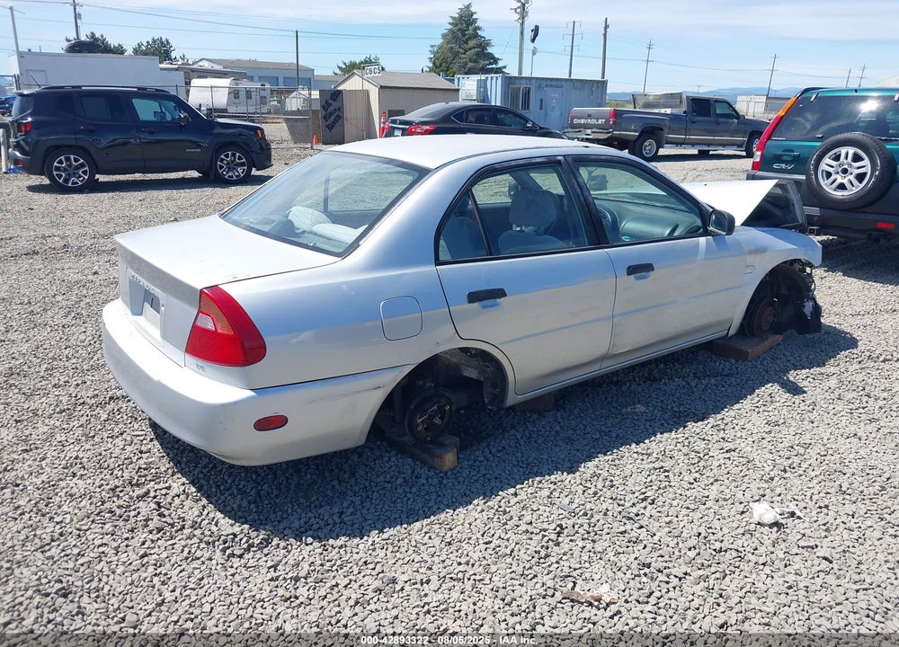 2000 MITSUBISHI MIRAGE DE VIN: JA3AY26C4YU060327