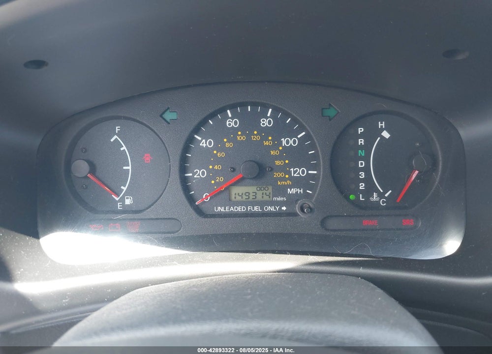 2000 MITSUBISHI MIRAGE DE VIN: JA3AY26C4YU060327