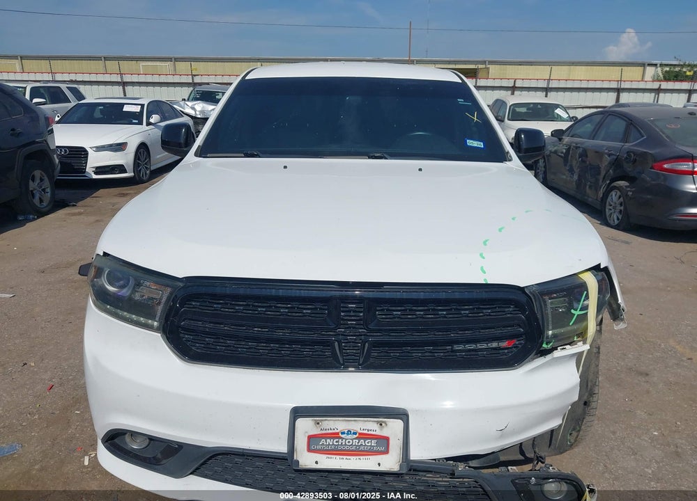 2016 DODGE DURANGO VIN: 1C4RDJAG9GC302070