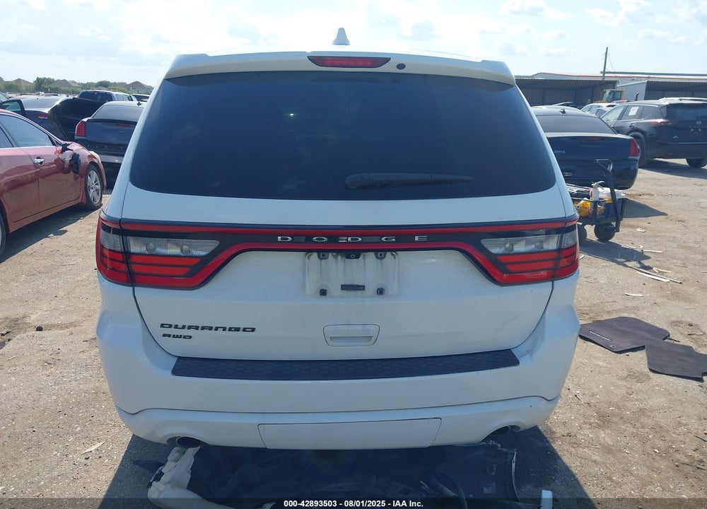 2016 DODGE DURANGO VIN: 1C4RDJAG9GC302070