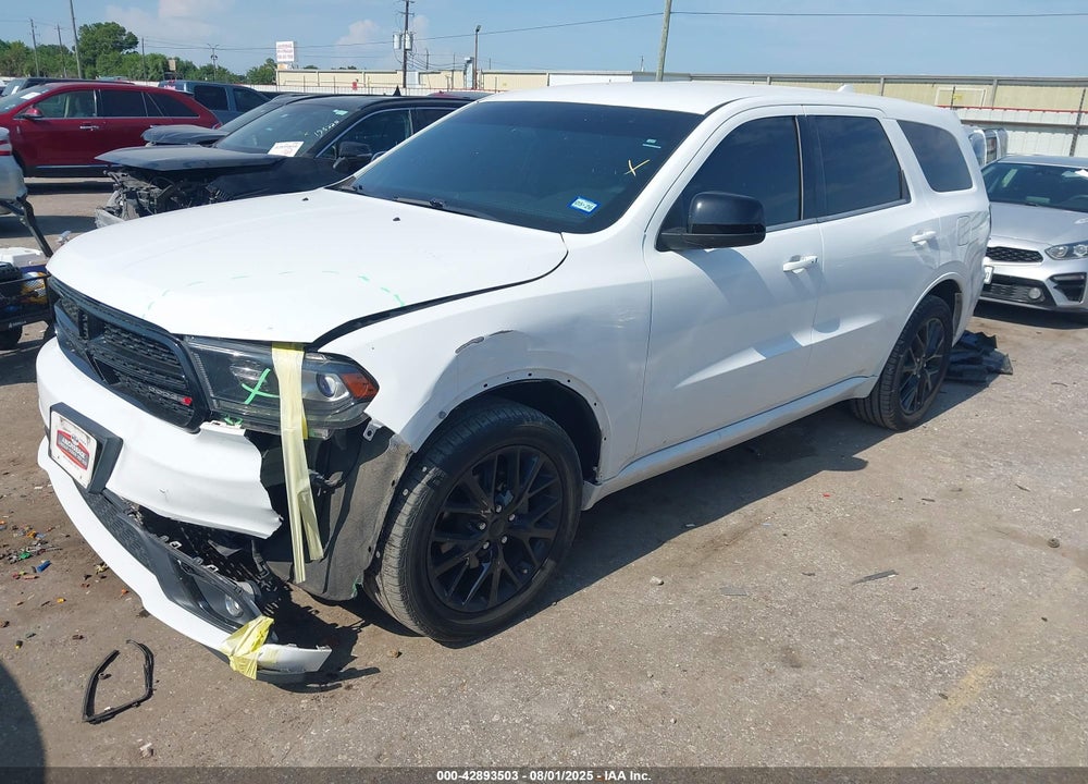 2016 DODGE DURANGO VIN: 1C4RDJAG9GC302070