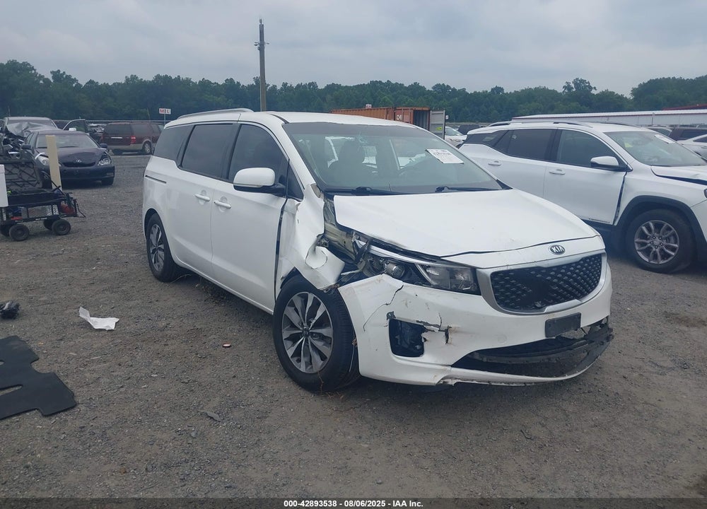 2015 KIA SEDONA SX VIN: KNDMC5C18F6034042