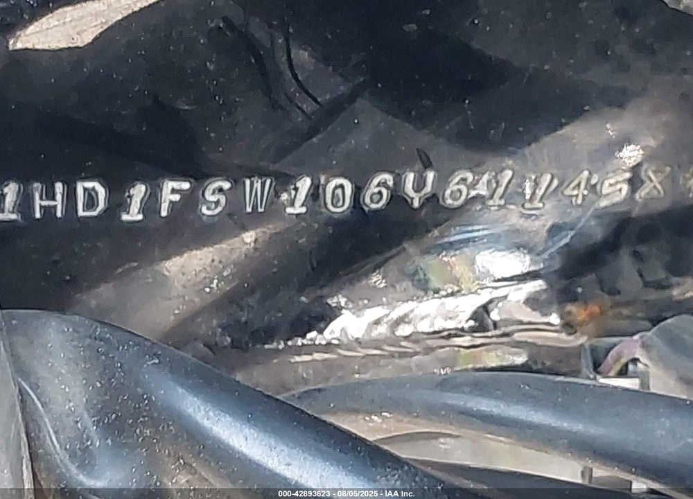 2006 HARLEY-DAVIDSON FLTRI VIN: 1HD1FSW106Y611458