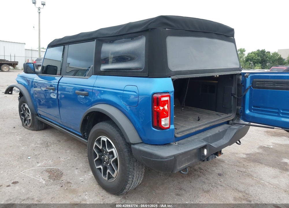 2021 FORD BRONCO VIN: 1FMEE5BPXMLA89087