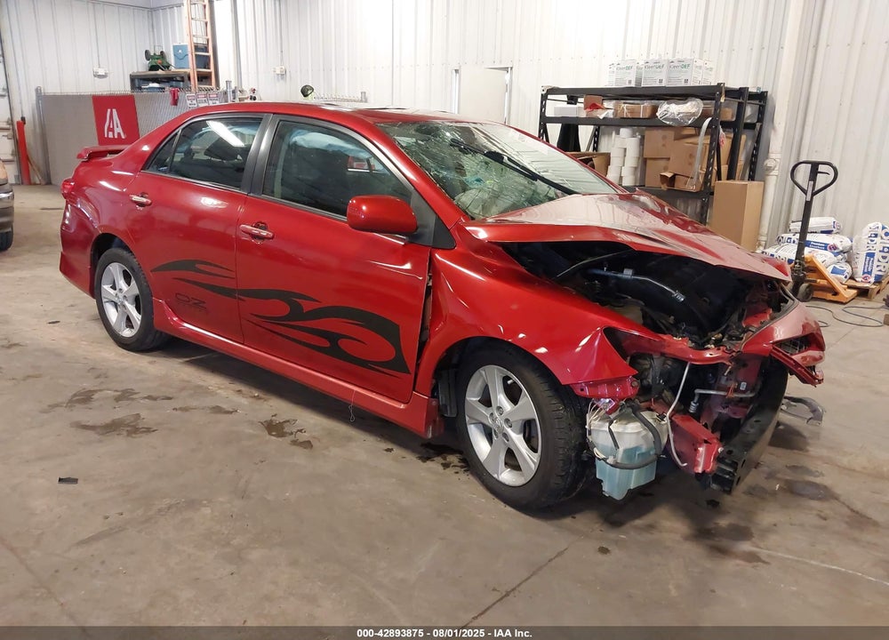 2011 TOYOTA COROLLA S VIN: 2T1BU4EE1BC560210