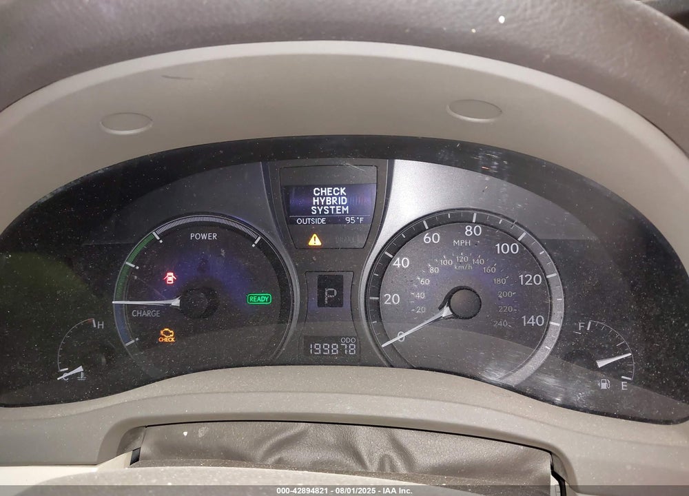 2010 LEXUS RX 450H VIN: JTJZB1BA0A2003898