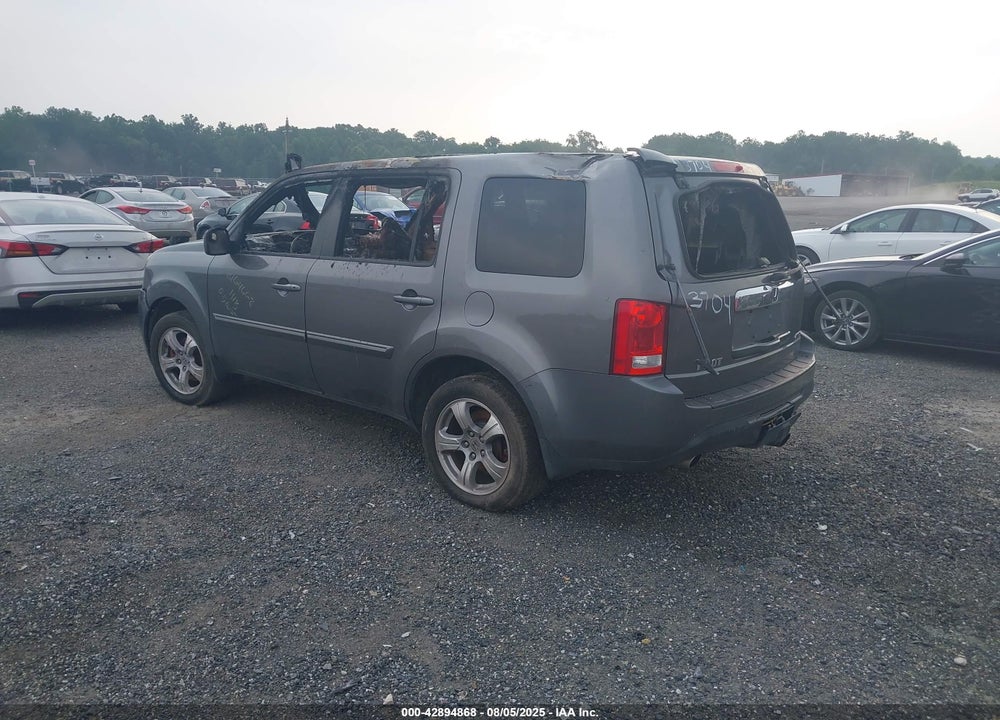 2012 HONDA PILOT EX-L VIN: 5FNYF4H75CB003704