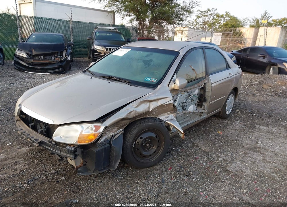 2007 KIA SPECTRA VIN: KNAFE121175407925