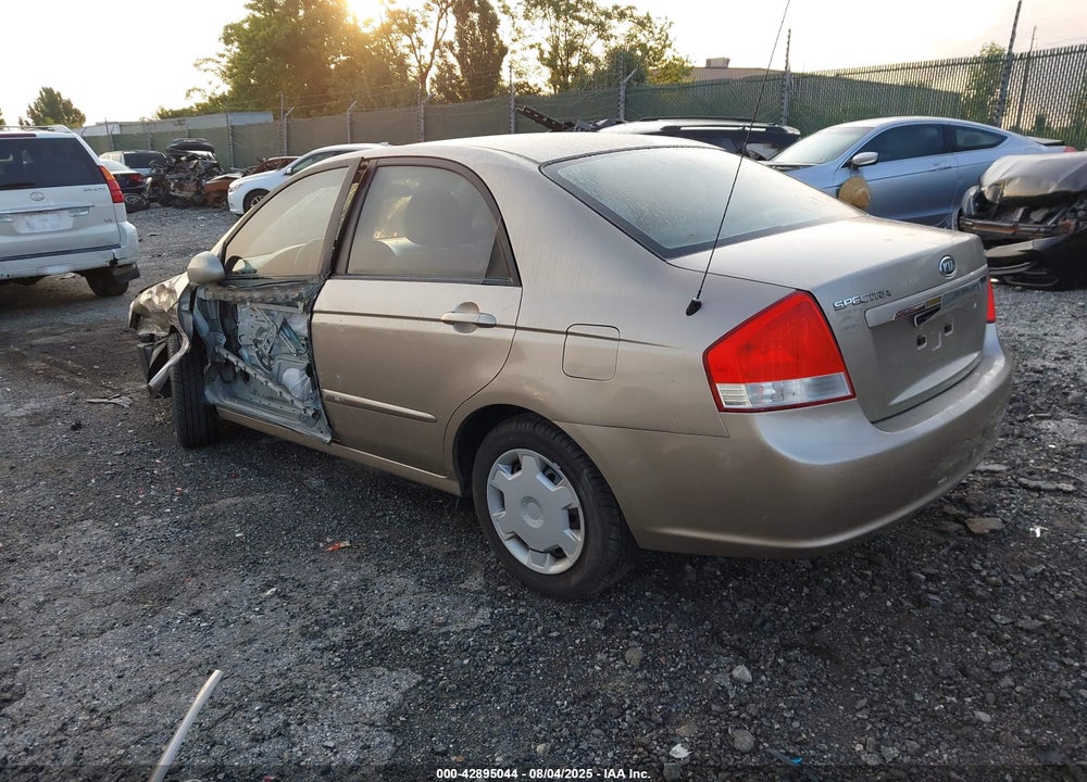 2007 KIA SPECTRA VIN: KNAFE121175407925