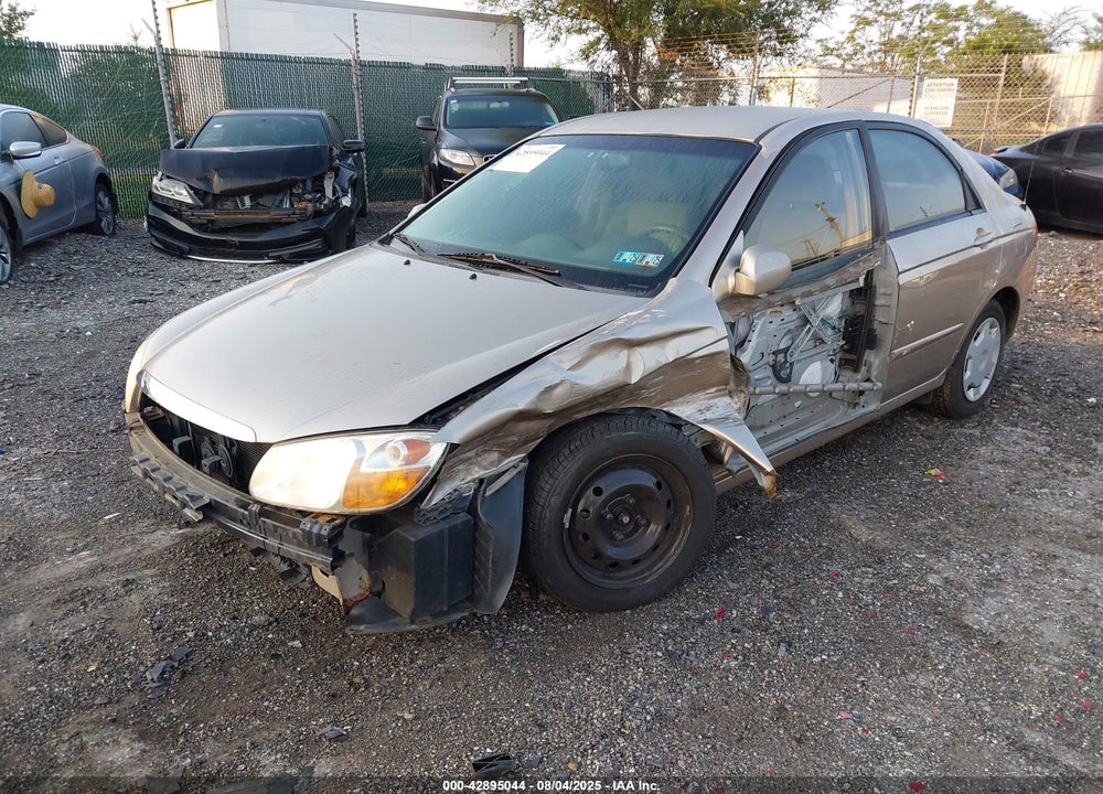 2007 KIA SPECTRA VIN: KNAFE121175407925