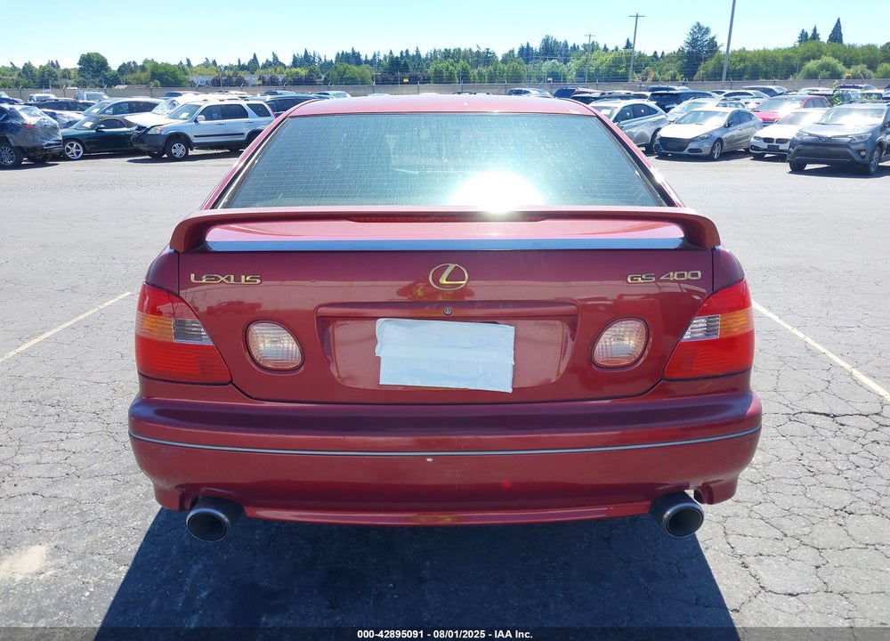 1998 LEXUS GS 400 VIN: JT8BH68X0W0006958