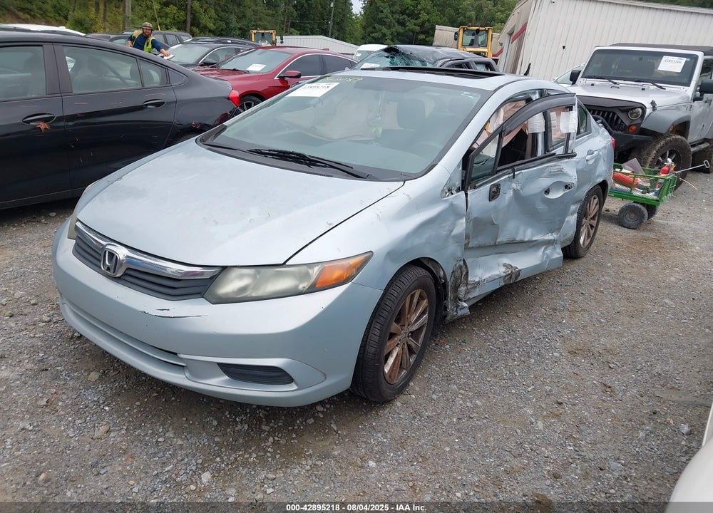 2012 HONDA CIVIC VIN: 19XFB2F89CE038190
