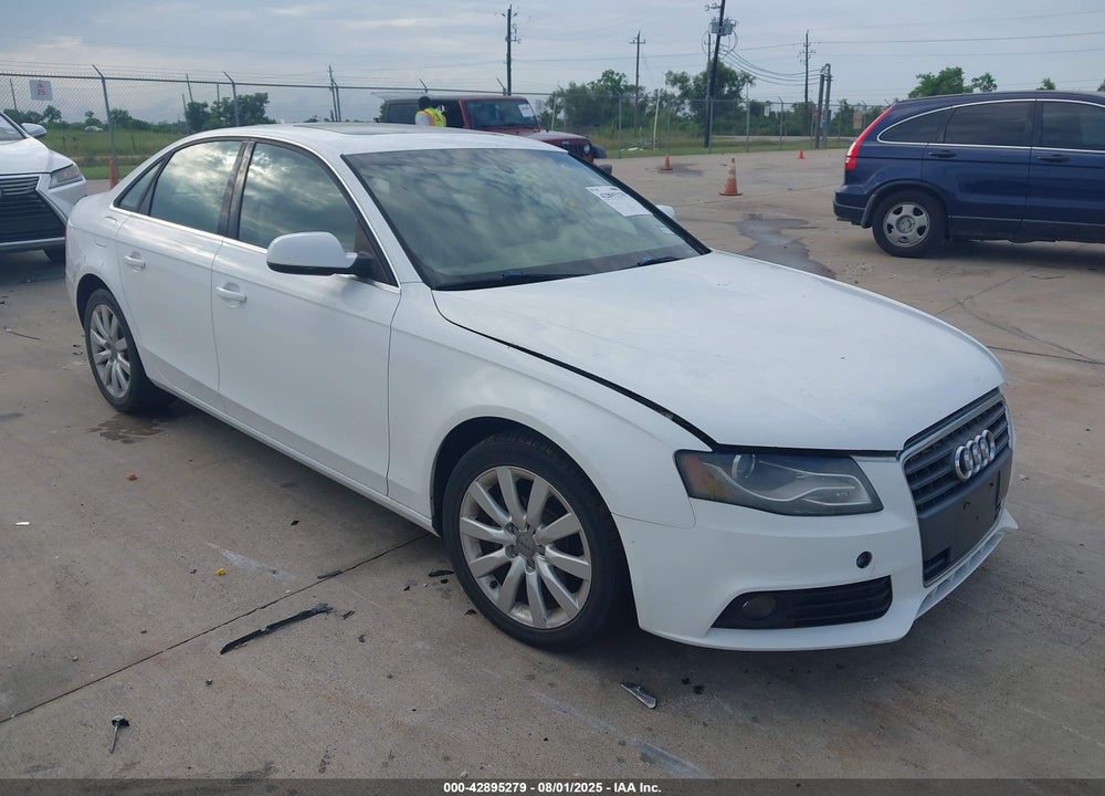 2012 AUDI A4 2.0T PREMIUM VIN: WAUAFAFLXCA116229